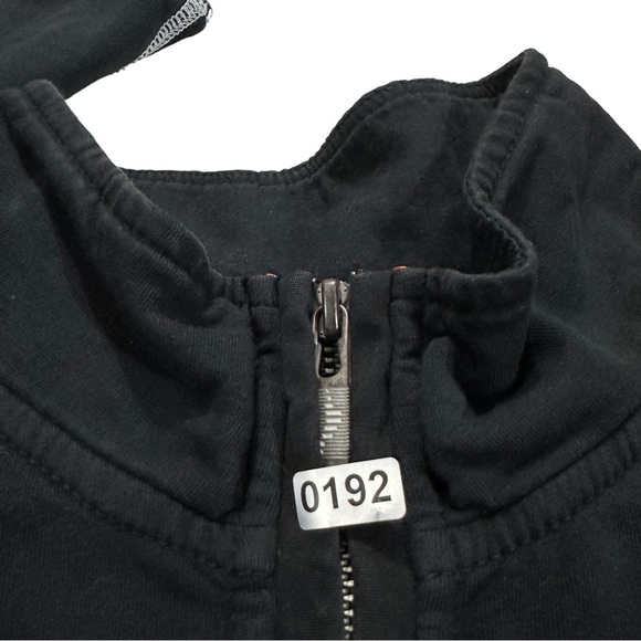 Tommy Bahama Jeans Men Black Inside Out 1/4 Zip Tech Jacket Sz M Jersey Knit - Picture 11 of 11